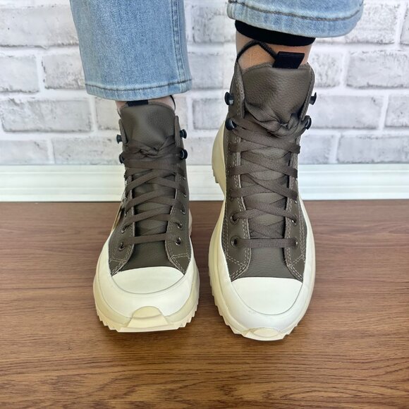 ❤️Converse Run Star Hike Hi Platform Weatherized Sz 7 Womens Shoes Brown A10049C - Picture 5 of 12